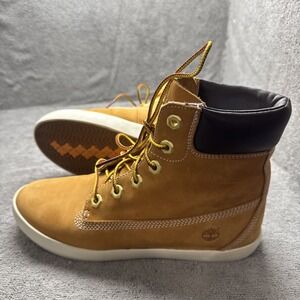 Timberland Glastenbury 6" Lace Boot‎ Womens 7.5 Wheat Nubuck Leather Flannery